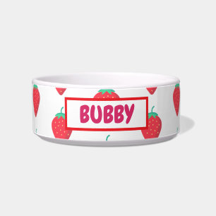 Écuelle Motif esthétique pour amateurs de fraises mignonne