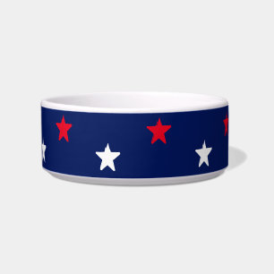 Écuelle Motif étoiles rouge blanc bleu patriotique pour ch