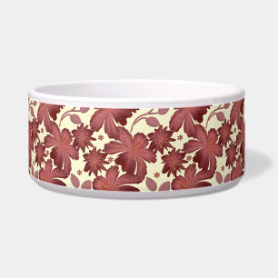 Écuelle Motif floral aux feuilles rouillées Botanique en