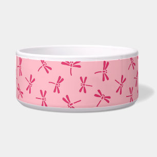 Écuelle Motif japonais de libellules, Coral clair rose