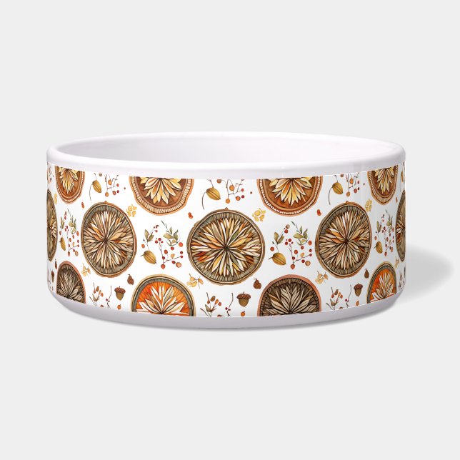 Écuelle Motif Mandala d'automne (Devant)