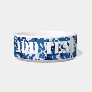 Écuelle Motif militaire bleu numérique