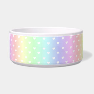 Écuelle Motif Pastel Rainbow Ombre Hearts