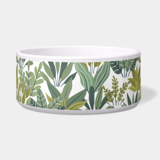 Écuelle motif plante