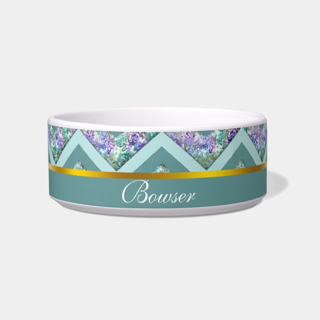 Écuelle Motif Rainbow Foil ZigZag (Devant)
