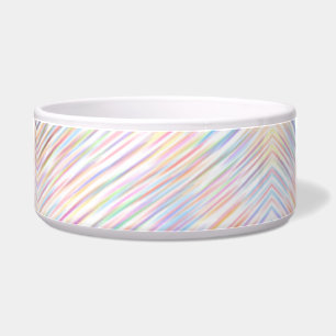 Écuelle Motif simple moderne à bandes arc-en-ciel