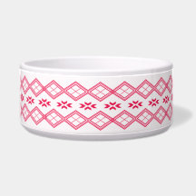 Motif Tilet | Dessin Géométrique Rose