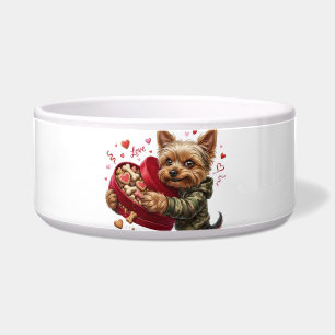 Écuelle Mug de la Saint-Valentin Yorkie drôle   Cadeau ado