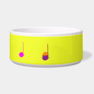 Écuelle Musique Notes Ceramic Pet Bowl