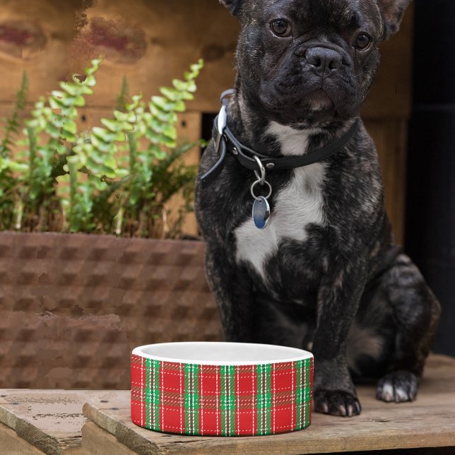 Écuelle Noël mignonne Russe Vacances Rouge Ferme Plaid (Créateur téléchargé)