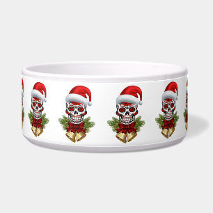 Écuelle Noël Père Noël Jour Du Crâne Sugar Morts