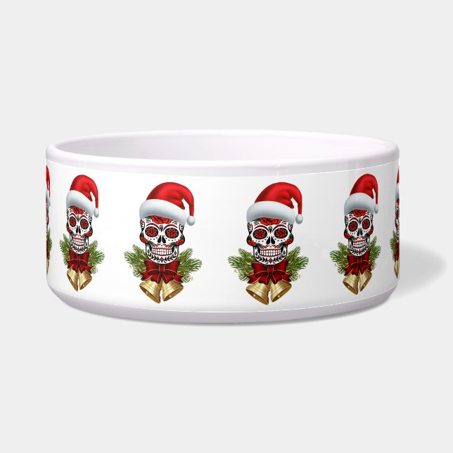 Écuelle Noël Père Noël Jour Du Crâne Sugar Morts (Devant)