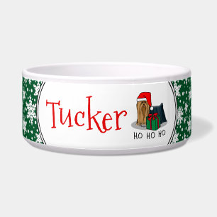 Écuelle Noël Santa Hat Yorkshire Terrier Yorkie Cute