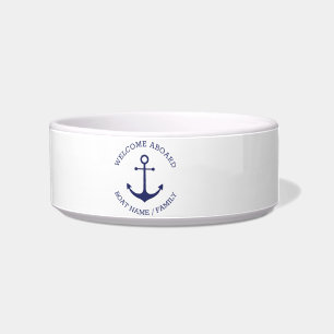 Écuelle Nom de bateau personnalisé Bienvenue à bord de l'a