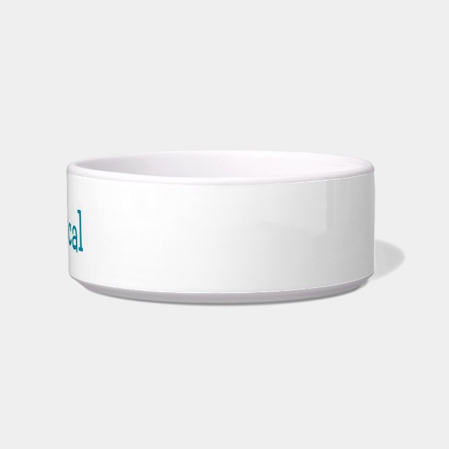 Écuelle Nom de chat siamois personnalisable (Droite)