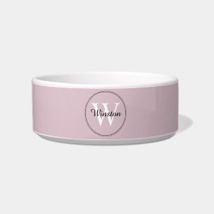 Écuelle Nom de l'animal de compagnie personnalisé Monogram