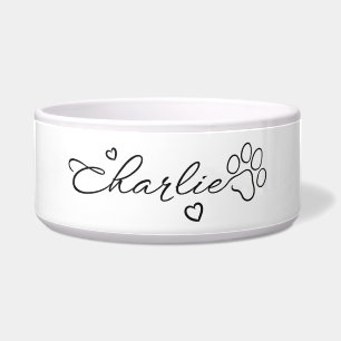 Écuelle Nom du chien - Charlie Bowl