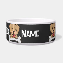 Nom du chien personnalisé Texte Chien chiot avec i