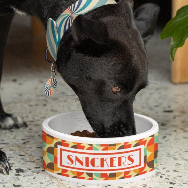 Écuelle Nom personnalisé les années 70 rétroactif (Créateur téléchargé)