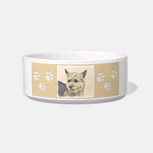 Écuelle Norwich Terrier Peinture - Cute Original Chien Art