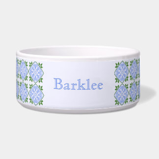 Écuelle Nuances de motif floral bleu et vert