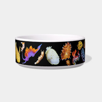 Écuelle Nudibranch & Sea Slug Ceraminc Pet Bowl