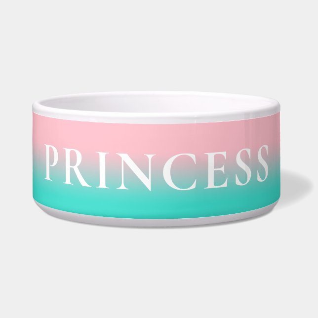 Écuelle Ombre rose et turquoise (Devant)