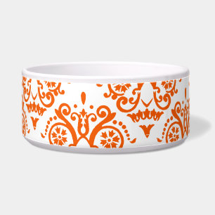 Écuelle Orange et blanc Elegant Damask