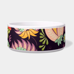 Écuelle Ornement vintage Folk Floral Birds