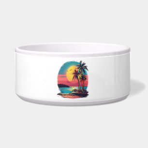 Écuelle Palmiers et plage