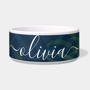 Écuelle Palmiers vert foncé motif feuille