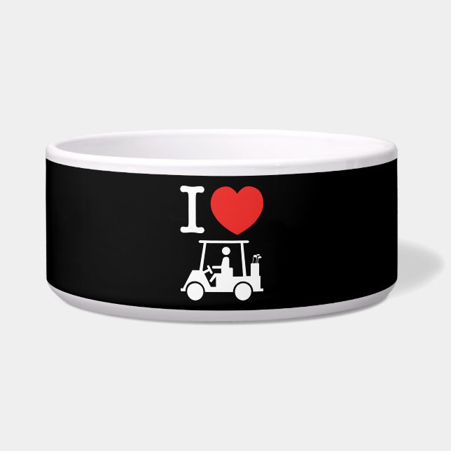 Écuelle Panier de golf I Heart (Love) (Devant)