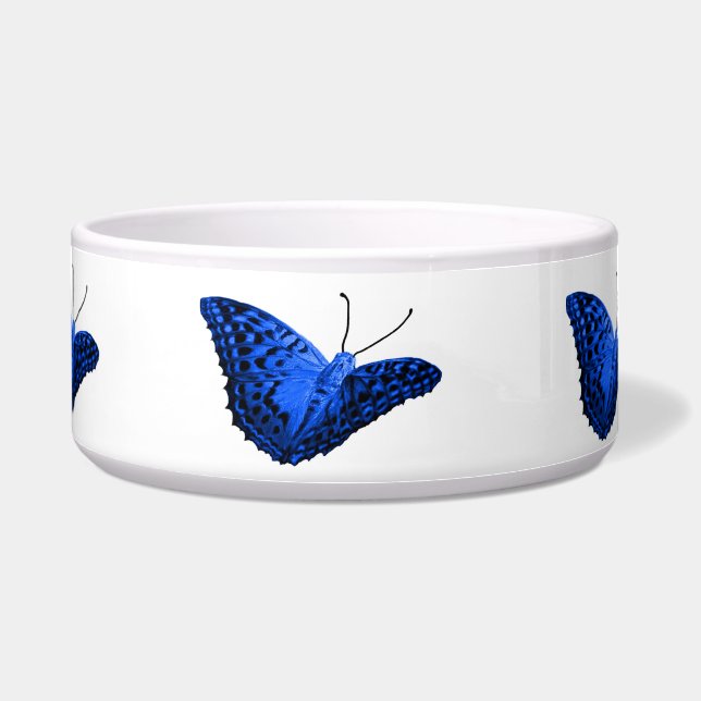 Écuelle Papillon noir et bleu (Devant)