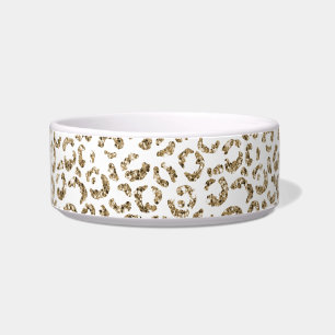 Écuelle Parties scintillant Antique Gold Empreinte de léop