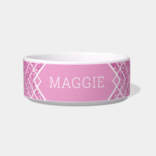 Écuelle Parties scintillant rose personnalisée Boho Motif