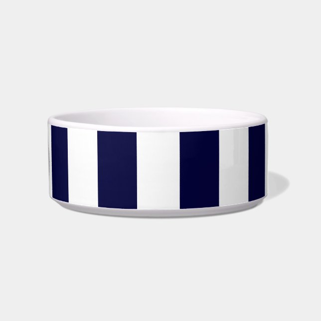 Écuelle Patters de Navy Blue and White Extra Large Stripe (Droite)