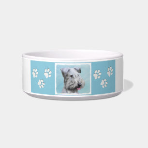 Écuelle Peinture de Cesky Terrier - Cute Original Dog Art