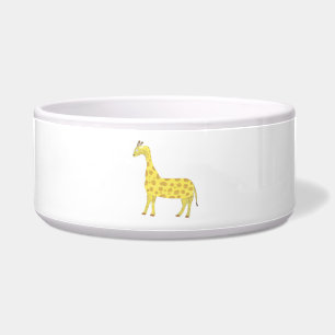Écuelle peinture de girafe