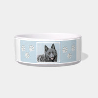 Peinture Schipperke - Cute Original Chien Art