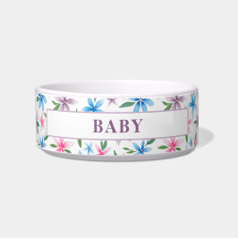 Écuelle Personalized Floral Pet
