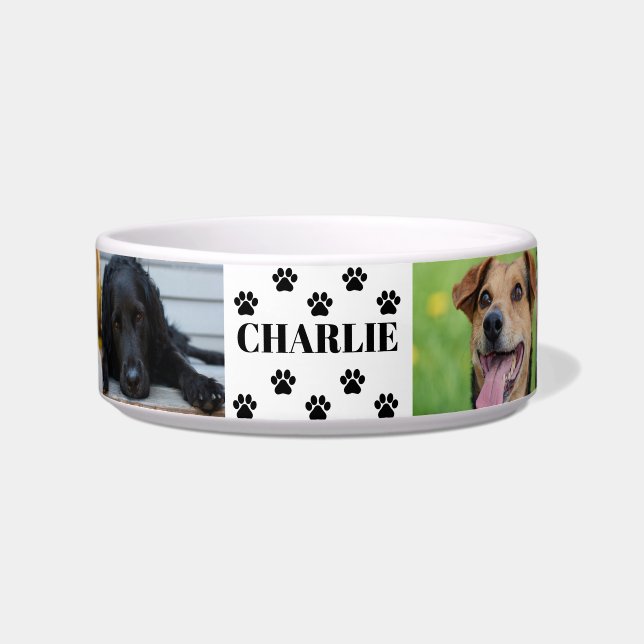 Écuelle Personnalisé 6 Animaux de compagnie Photo Collage  (Devant)