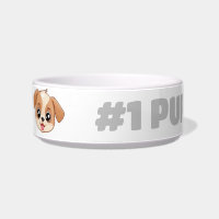 Personnalisé Cute Pet Chien Bowl Idée cadeau