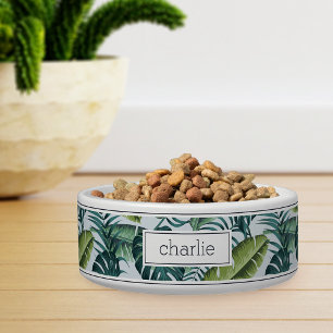 Écuelle Personnalisé Tropical Botanique Feuille Motif anim