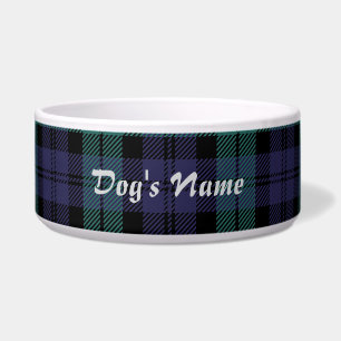 Écuelle Personnaliser Blue + Vert Classic Plaid Grand Chie