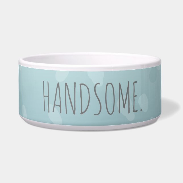 Écuelle Personnaliser Chic Aquarelle Ombre (Devant)