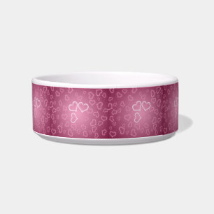 Écuelle Pet Bowl à fleurs roses