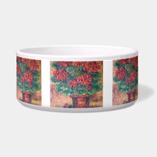 Écuelle Pet Bowl Ann Hayes Peinture Beauté rouge