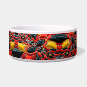 Écuelle Pet Bowl avec Allemagne Couleurs Conception abstra
