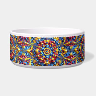 Écuelle Pet Bowl avec des couleurs roumaines Conception ab
