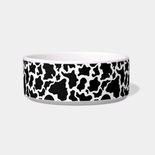 Écuelle Pet Bowl-Cow Print